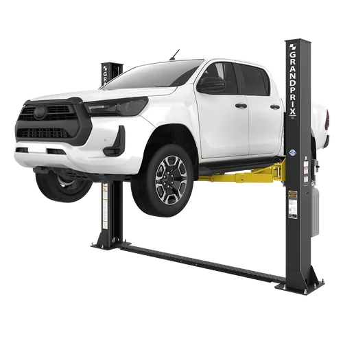 GrandPrix GP-9LC Two Post Car Lift - 9,000-Lb Capacity - Floorplate