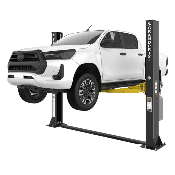 GrandPrix GP-9LC Two Post Car Lift - 9,000-Lb Capacity - Floorplate